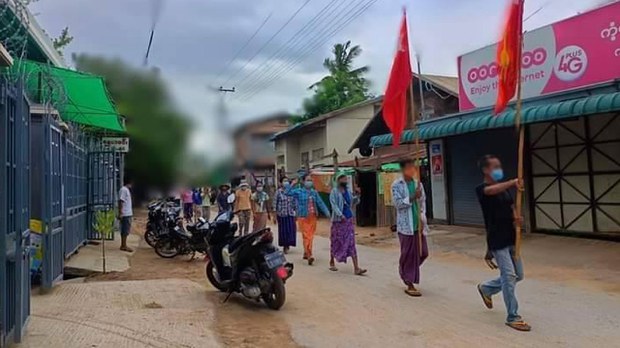 ရွှေဘိုမြို့နယ်ထဲက ရွာတချို့ကို စစ်ကောင်စီနဲ့ ပျူစောထီးတို့ ဝင်ရောက်စီးနင်းထား ရွှေဘိုမြို့နယ်ထဲက ရွာတချို့ကို စစ်ကောင်စီနဲ့ ပျူစောထီးတို့ ဝင်ရောက်စီးနင်းထား