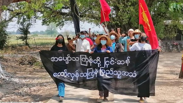 တော်လှန်သင်္ကြန်အဖြစ် ဆင်နွှဲကြဖို့ သပိတ်ခေါင်းဆောင်တွေ တိုက်တွန်း