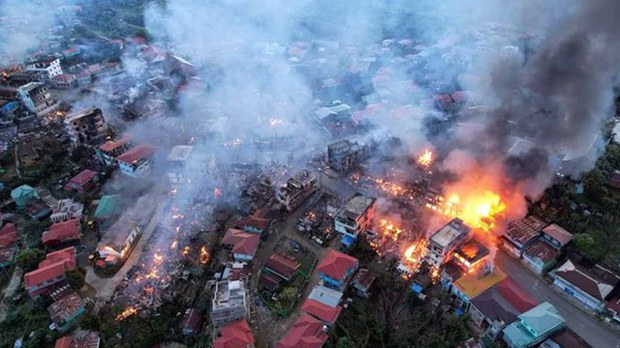 ထန်တလန်မီးရှို့မှု ခိုင်လုံတဲ့သက်သေအထောက်အထားရှိရင် ထုတ်ပြဖို့ စစ်ကောင်စီ တုံ့ပြန် ထန်တလန်မီးရှို့မှု ခိုင်လုံတဲ့သက်သေအထောက်အထားရှိရင် ထုတ်ပြဖို့ စစ်ကောင်စီ တုံ့ပြန်