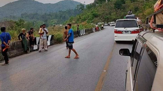 ကော့ကရိတ်မှာ ဒရုန်းနဲ့ ဗုံးချလို့ အရပ်သား နှစ်ဦး ဒဏ်ရာရ