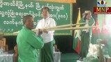 နေပြည်တော်မှာ ကြံ့ခိုင်ဖွံ့ဖြိုးရေးပါတီဝင်များကို ဝါးချွန်လက်နက်များထုတ်ပေး