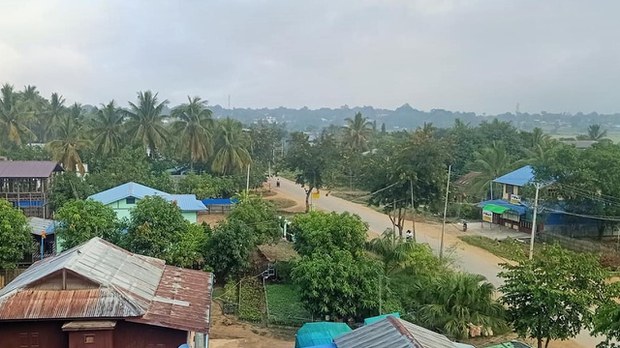 ဂန့်ဂေါမြို့မှာ စစ်တပ်ယာဉ်တန်း မိုင်းဆွဲတိုက်ခိုက်ခံရ