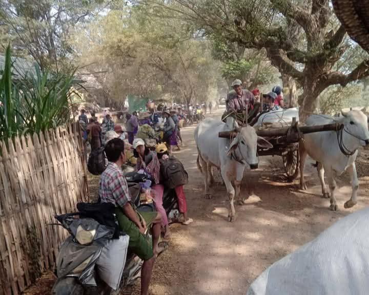 ရေစကြိုမြို့နယ်၊ ရေလယ်ကျွန်းဒေသမှ စစ်ဘေးဒုက္ခသည်များအား ၂၀၂၅ ခုနှစ်၊ မတ်လ ၆ ရက်နေ့က တွေ့ရစဉ်။ (ရေစကြို သတင်းပေါင်းစုံ မီဒီယာ ဓာတ်ပုံ)