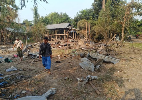 ကလေးမြို့နယ်မှာ ဗုံးကြဲတိုက်ခိုက်လို့ ရှစ်ဦးသေဆုံး၊ ၃၀ နီးပါး ဒဏ်ရာရ