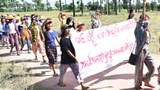 သေဒဏ်ချမှတ်ခံခဲ့ရတဲ့ ဆလိုင်းတင်မောင်ဦး နှစ်ပတ်လည်နေ့ မြို့ကြီးတွေမှာ ဆန္ဒပြ