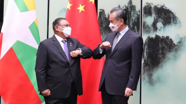 စစ်ကောင်စီဝန်ကြီးကို ဖိတ်ခေါ်တဲ့ တရုတ်ရဲ့လုပ်ရပ် မေးခွန်းထုတ်ခံရ စစ်ကောင်စီဝန်ကြီးကို ဖိတ်ခေါ်တဲ့ တရုတ်ရဲ့လုပ်ရပ် မေးခွန်းထုတ်ခံရ