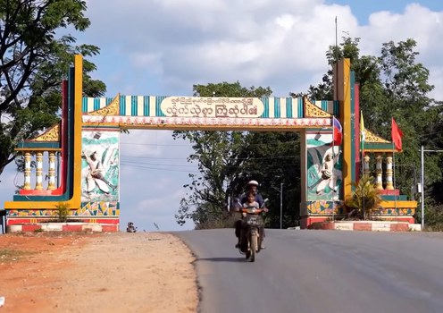 ရှမ်းပြည်နယ်မြောက်ပိုင်း လားရှိုးမြို့ကို ၂၀၂၅ ဇန်နဝါရီလ ၈ ရက်နေ့ကတွေ့ရစဉ်။