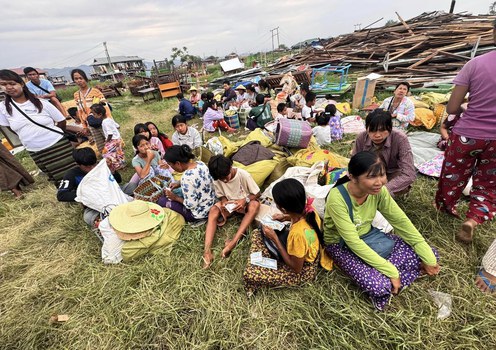 အင်းလေးက ငလျင်ဘေးဒုက္ခသည်တွေ အကူအညီလိုအပ်နေ