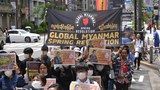 မြန်မာ့အရေး ပိုအရေးစိုက်ဖို့ G7ထိပ်သီးညီလာခံ ကျင်းပနေချိန် ဆန္ဒပြတောင်းဆို