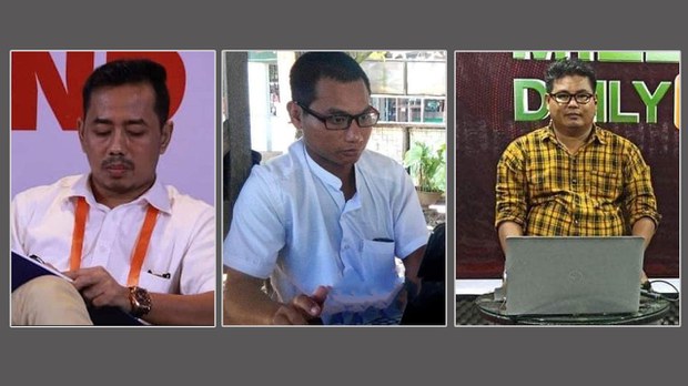 မတ်လအတွင်း သတင်းသမား ခြောက်ဦး ထောင်ချခံရ မတ်လအတွင်း သတင်းသမား ခြောက်ဦး ထောင်ချခံရ