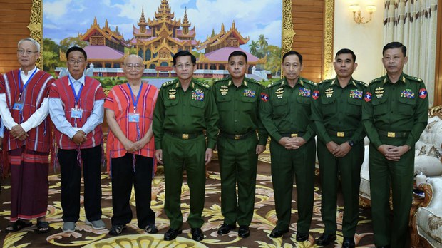 စစ်ခေါင်းဆောင်နဲ့ KNU ဥက္ကဋ္ဌဟောင်း တွေ့ဆုံမှု လက်ရှိ KNU နဲ့ မပတ်သက်ကြောင်း တုံ့ပြန် စစ်ခေါင်းဆောင်နဲ့ KNU ဥက္ကဋ္ဌဟောင်း တွေ့ဆုံမှု လက်ရှိ KNU နဲ့ မပတ်သက်ကြောင်း တုံ့ပြန်