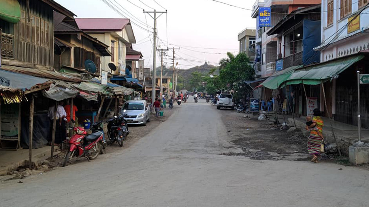 ရခိုင်ပြည်နယ်၊ မြောက်ဦးမြို့တစ်နေရာကို ၂၀၁၉ ခုနှစ်၊ ဧပြီလ ၂ ရက်နေ့က တွေ့ရစဉ်။ (Photo: RFA)