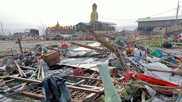 မိုခါ မုန်တိုင်းကြောင့် သေဆုံးသူ ၁၂ ဦး ထက်မနည်းရှိ မိုခါ မုန်တိုင်းကြောင့် သေဆုံးသူ ၁၂ ဦး ထက်မနည်းရှိ