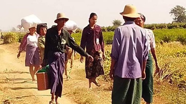 မြစ်ခြေမြို့နယ်မှာ PDF ငါးဦး သတ်ဖြတ်ခံရပြီး ဒေသခံ တစ်ထောင်ကျော် ထွက်ပြေးနေရ မြစ်ခြေမြို့နယ်မှာ PDF ငါးဦး သတ်ဖြတ်ခံရပြီး ဒေသခံ တစ်ထောင်ကျော် ထွက်ပြေးနေရ
