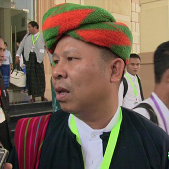 PNLO ဒုတိယ ဥက္ကဋ္ဌ ဦးခွန်မြင့်ထွန်းကို တွေ့ရစဉ်