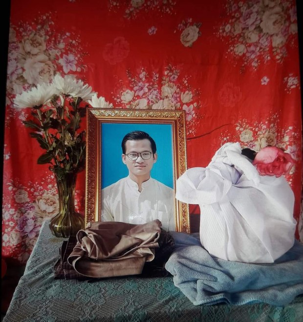 ၂၀၂၃ ခုနှစ်၊ ဇန်နဝါရီလ ၅ ရက်နေ့ ပုသိမ်အကျဉ်းထောင် ပစ်ခတ်ဖြိုခွင်းမှုတွင် သေဆုံးခဲ့သည့် နိုင်ငံရေးအကျဉ်းသား ကိုဝေယံဖြိုး (ခ) ကိုရာစု။ (Photo: Citizen Journalist)