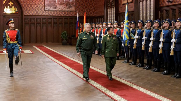 မြန်မာ-ရုရှား ပူးတွဲစစ်ရေးလေ့ကျင့်မှု အာဆီယံပဋိဉာဉ် ချိုးဖောက်ကြောင်း NUG ဝေဖန် မြန်မာ-ရုရှား ပူးတွဲစစ်ရေးလေ့ကျင့်မှု အာဆီယံပဋိဉာဉ် ချိုးဖောက်ကြောင်း NUG ဝေဖန်