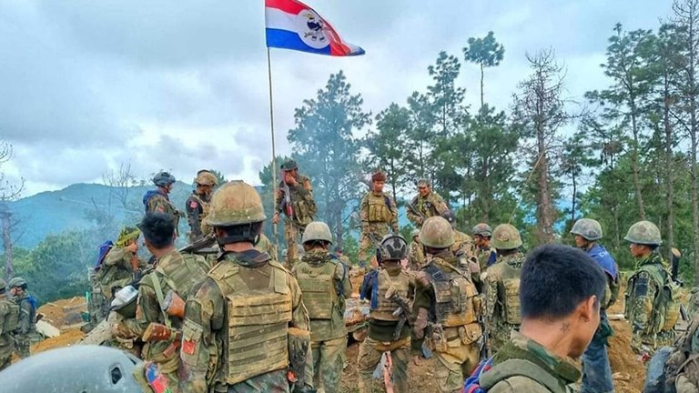 ချင်းညီနောင် တပ်ဖွဲ့ဝင်များအား ၂၀၂၄ ခုနှစ် နိုဝင်ဘာလအတွင်းက တွေ့ရစဉ်။ (Photo: The Chin Journal)