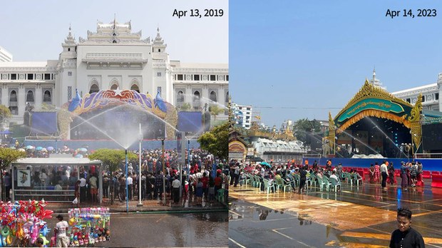 အာဏာသိမ်းပြီးနောက် ပျော်ရွှင်စရာကင်းမဲ့သွားတဲ့ သင်္ကြန် အာဏာသိမ်းပြီးနောက် ပျော်ရွှင်စရာကင်းမဲ့သွားတဲ့ သင်္ကြန်