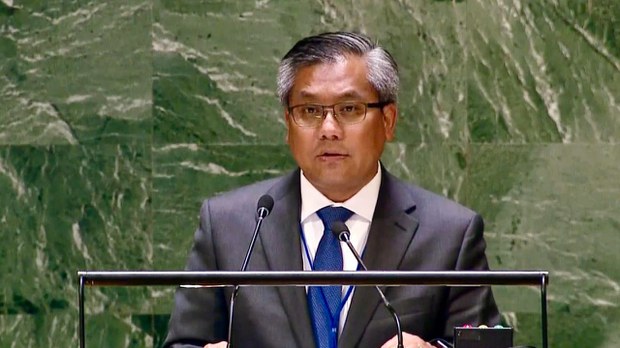 လုံခြုံရေးကောင်စီကနေ စစ်တပ်ကိုအရေးယူဖို့ ဦးကျော်မိုးထွန်းတောင်းဆို လုံခြုံရေးကောင်စီကနေ စစ်တပ်ကိုအရေးယူဖို့ ဦးကျော်မိုးထွန်းတောင်းဆို