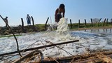 မုန်တိုင်းသင့် စစ်တွေက သောက်သုံးရေကန်တချို့မှာ ရေငံတွေ စုပ်ထုတ်နေရ