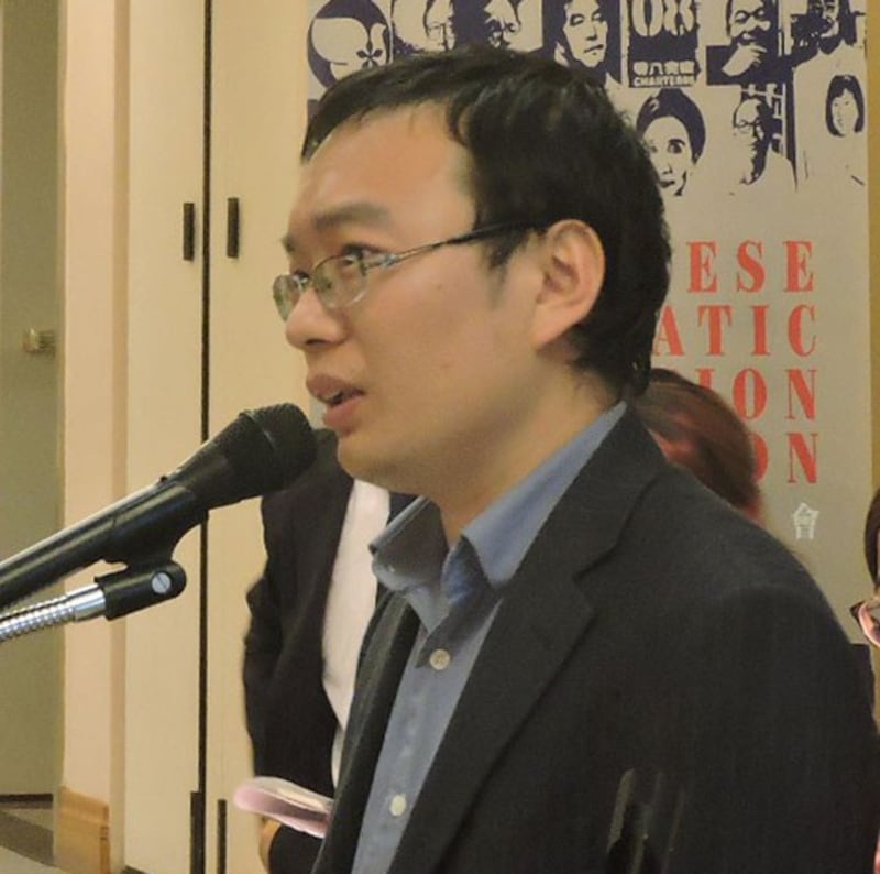 中国民运人士陈闯创(记者CK摄影)