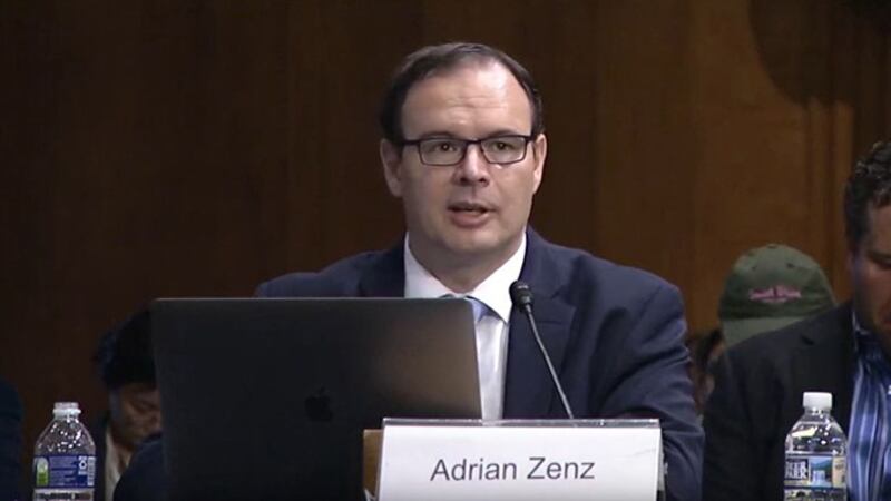 德国的新疆问题专家曾德恩(Adrian Zenz)(自由亚洲电台)