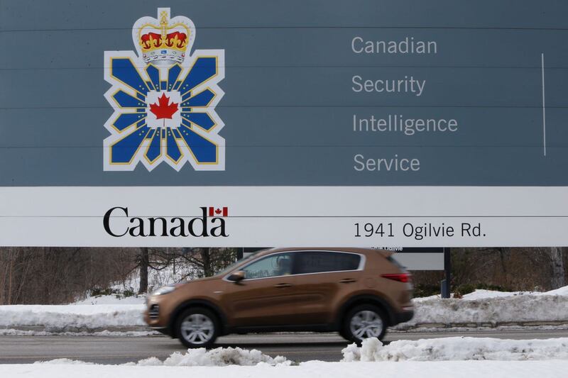 加拿大安全情报局(CSIS)。(路透社)