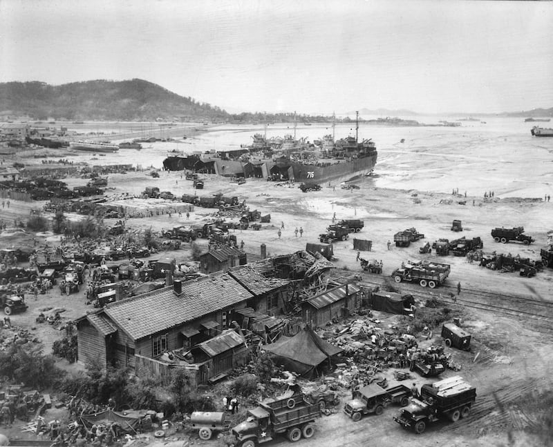 1950年9月15日,仁川登陆成功(图/维基百科)