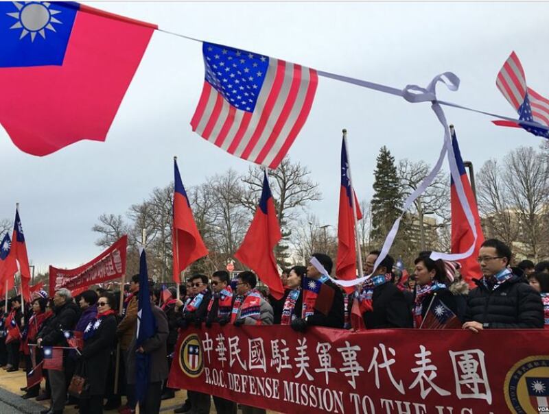 美国把台湾纳入《印太战略》,美台军事交流大幅提升。(Wikipedia)