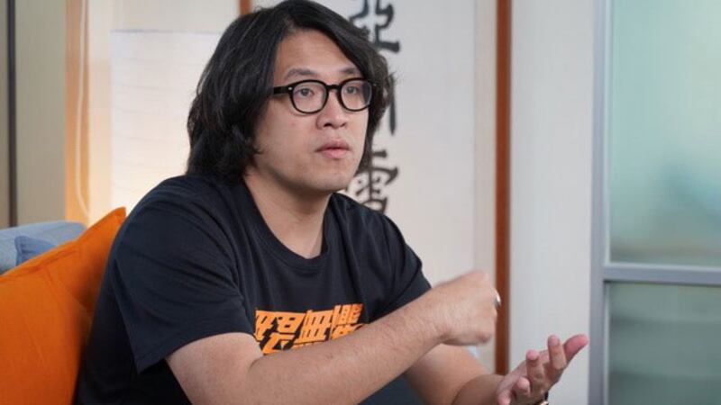 台北大学犯罪学研究所助理教授沈伯洋。(记者李宗翰摄)