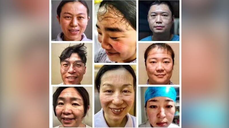 李文亮等8位医生因率先公开武汉疫情,被当地警方训诫。(网络图片/乔龙提供)