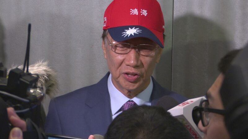 郭台铭宣布参选,事业与国家利益面临挑战。(资料照)