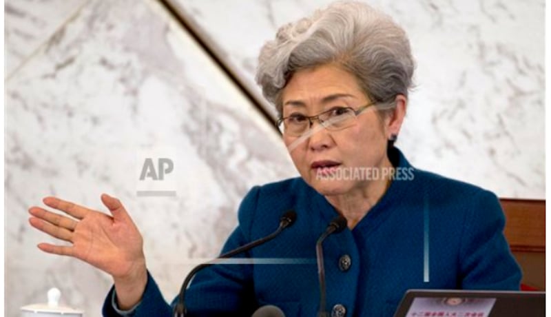 中国外交部前副部长、清华大学战略与安全研究中心主任傅莹2020年11月24日在美国《纽约时报》发表评论文章《中美构建合作–竞争关系是可能的》(美联社资料图)