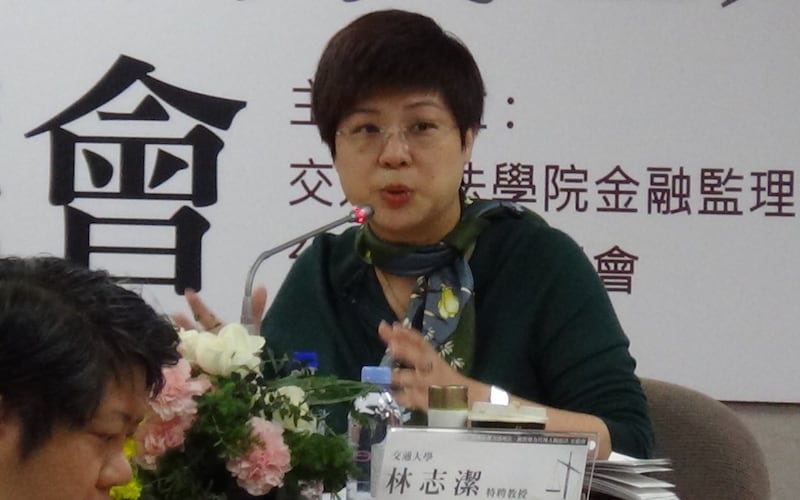 交通大学特聘教授林志洁。(记者夏小华摄)