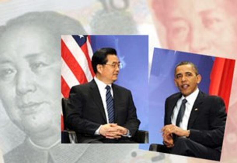 Chủ tịch Trung Quốc Hồ Cẩm Đào và Tổng thống Hoa Kỳ Barack Obama