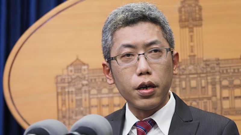 总统府发言人丁允恭(RFA资料照)