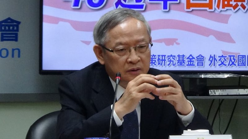 台湾前立法委员林郁方(记者夏小华摄)