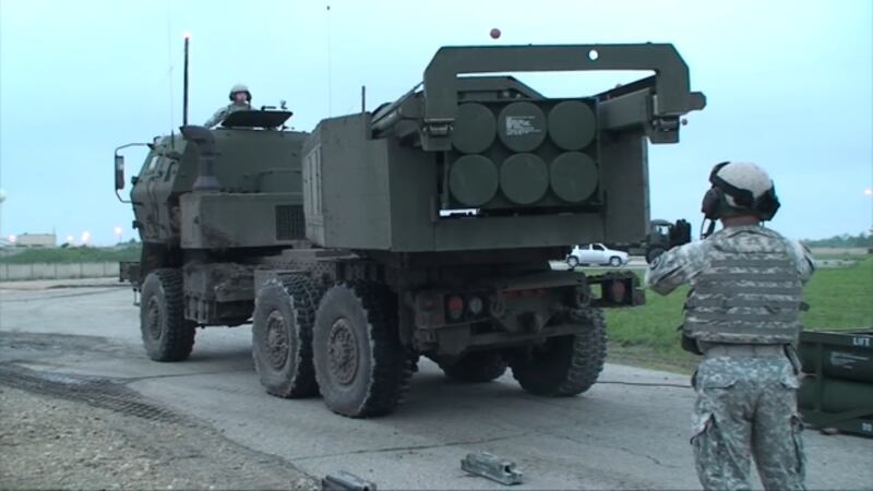 M142海马斯多管火箭系统(HIMARS)。(翻摄自LOCKHEEDMARTIN网站)