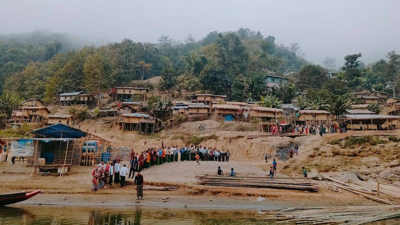 အိန္ဒိယနိုင်ငံ၊ မီဇိုရမ်ပြည်နယ်၊ လောင်တလိုင်ခရိုင် ကာကီဆွာစစ်ဘေးဒုက္ခသည်စခန်းအား ၂၀၂၅ ခုနှစ်၊ ဇန်နဝါရီလ ၁၆ ရက်နေ့က တွေ့ရစဉ်။ (Citizen Photo)