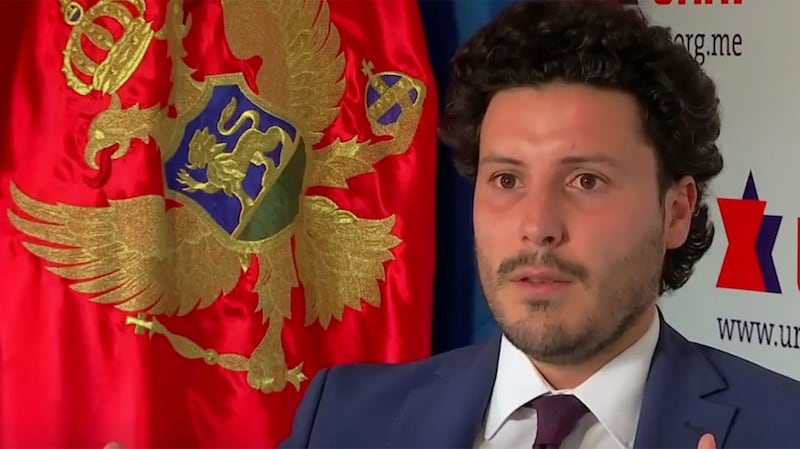 黑山副总理阿巴索维奇(Dritan Abazovic)表示,为了防止准欧盟成员国对北京的倚赖,欧盟应该帮助黑山重组债务。(路透社视频截图)