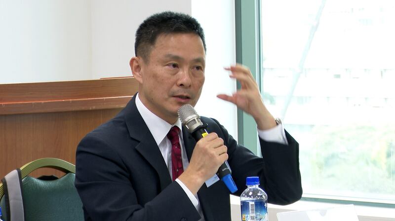 国防大学中共军事事务研究所教授马振坤称,中共无武统意图,但不会放弃武力。(记者 李宗翰摄)