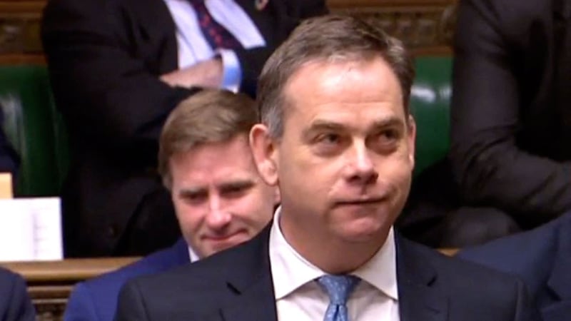 英国外交部亚洲事务部长亚当斯(Nigel Adams)。(AFP)