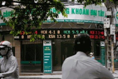 Công ty chứng khoán Đại Tây Dương- Hà Nội- RFA photo