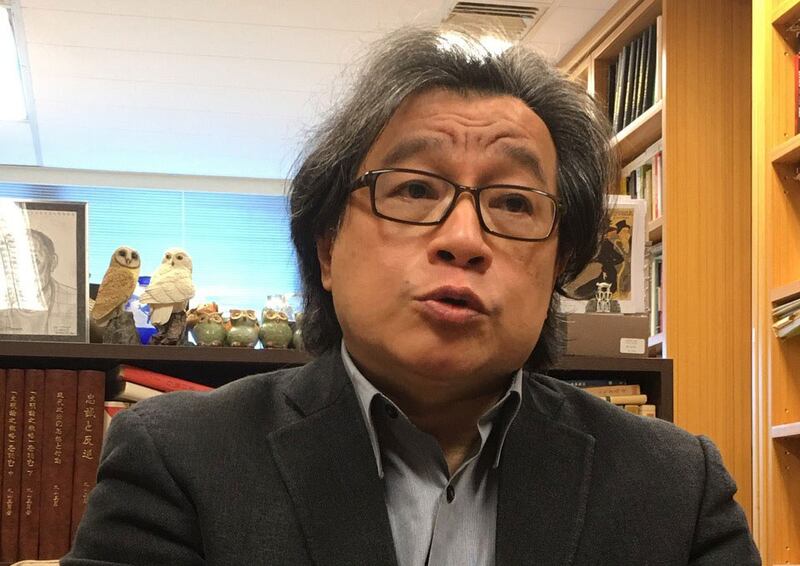 台湾的中央研究院台湾史研究所副研究员吴叡人(夏小华摄)