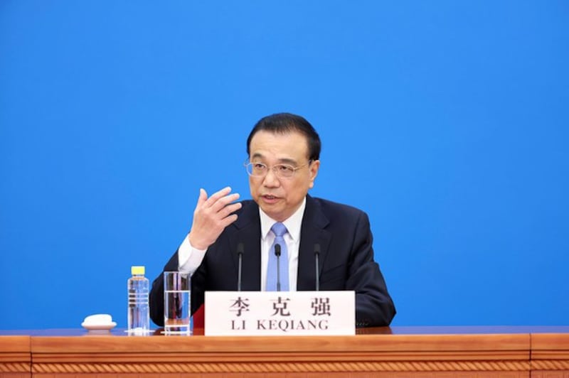 预计将卸任中国国务院总理的李克强(美联社图片)