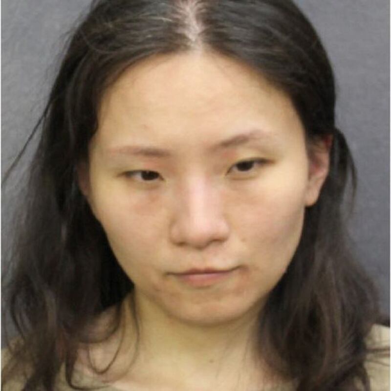 擅自闯入美国总统特朗普私人庄园的中国女子张玉婧。(Broward County Sheriff's Office)