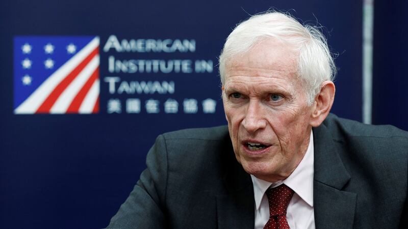 美国在台协会(AIT)主席莫健(James Moriarty)。(路透社)