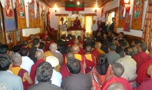 His Holiness the Dalai Lama Arrives in Ladakh His Holiness the Dalai Lama Arrives in Ladakh