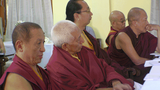 གནས་མཆོག་རྡོ་རྗེ་གདན་དུ་རིས་མེད་བླ་སྤྲུལ་དང་ལོ་ཙ་བས་བཀའ་འགྱུར་དང་བསྟན་འགྱུར་པོ་ཏི་ཡོངས་རྫོགས་ཨིན་ཡིག་ནང་ཕབ་སྒྱུར་གྱི་ལས་གཞིའི་ཐོག་བགྲོ་གླེང་ལྷན་ཚོགས་གནང་བའི་གནས་ཚུལ།